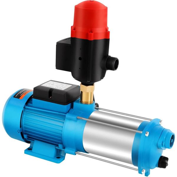 Pompa Dell'acqua Per Casa E Giardino - Pompa Centrifuga Autoadescante - Elettrica - 220 V - Spina Ue - - Blu-image