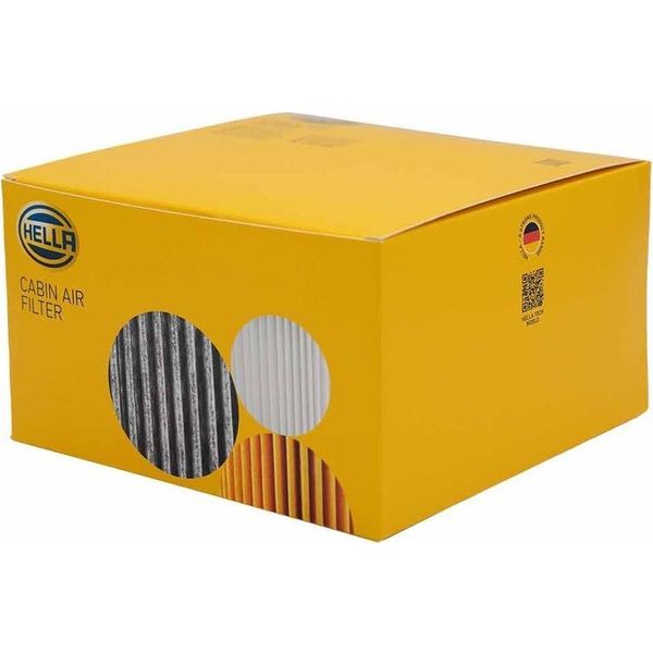 Filtro Abitacolo Filtro A Carboni Attivi 346 X 206 Mm Hella Per MERCEDES-BENZ Vito E Altri Modelli-image