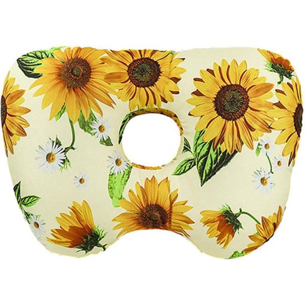 Inf Cuscino A Foro Per Orecchio Girasole: Cotone Pp Per Chi Dorme Sul Fianco-image