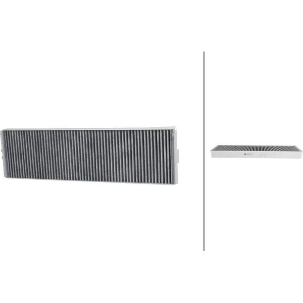 Filtro Abitacolo Filtro A Carboni Attivi 513 X 146 Mm Hella Per Peugeot 607-image