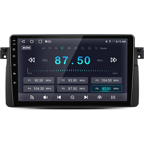 Autoradio Android 15 Compatibile Con Bmw E46 1999-2004 Wireless Carplay Android Auto Wifi Gps Navi 9 Pollici 2+64GB Bluetooth Dab+-image