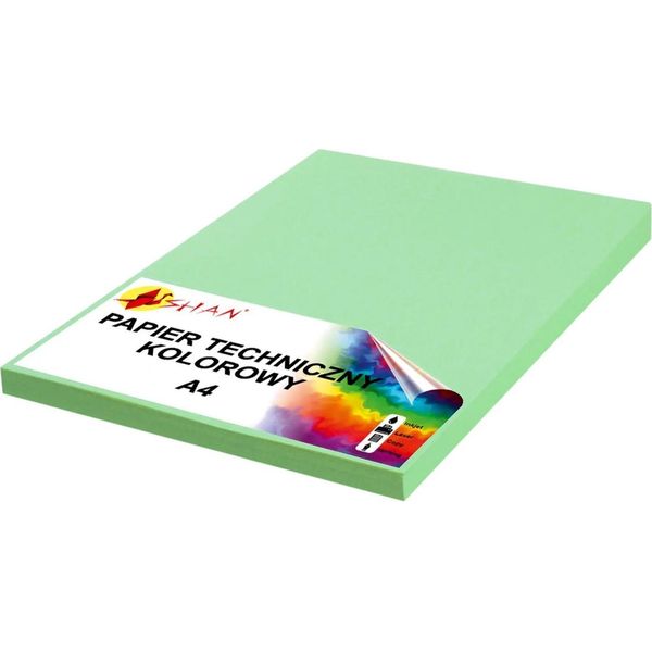 Carta Tecnica A4 180G Verde Pastello 50 Fogli-image