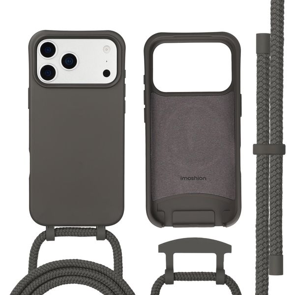 Custodia Per Iphone 17 Pro Max - Silicone - Imoshion Custodia Morbida/Custodia Con Cinturino/Cover Posteriore - Nero-image