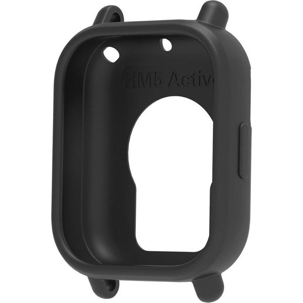 Inf Custodia Protettiva In Silicone Per Redmi Watch 5 Active - Antigraffio Nero-image