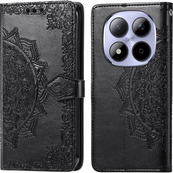Custodia Xiaomi Redmi Note 15 Pro - Pelle Finta - Custodia A Libro Imoshion - Nero-image