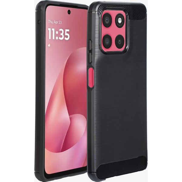 Motorola Moto G57 Power Custodia - Silicone - Imoshion Custodia Morbida/Cover Posteriore - Nero-image
