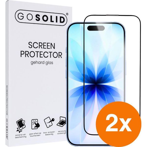 Go Solid! Proteggi Schermo In Vetro Temperato Per Apple Iphone 17 - Confezione Doppia-image