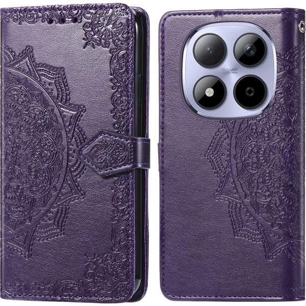 Custodia Xiaomi Redmi Note 15 Pro Plus - Pelle Finta - Custodia A Libro Imoshion - Viola-image