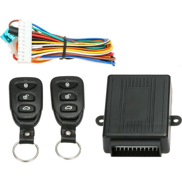 Sistema Di Chiusura Centralizzata Senza Chiave Per Porte Auto Con Pulsante Di Apertura Bagagliaio Kit Centralina Di Controllo Remoto-image