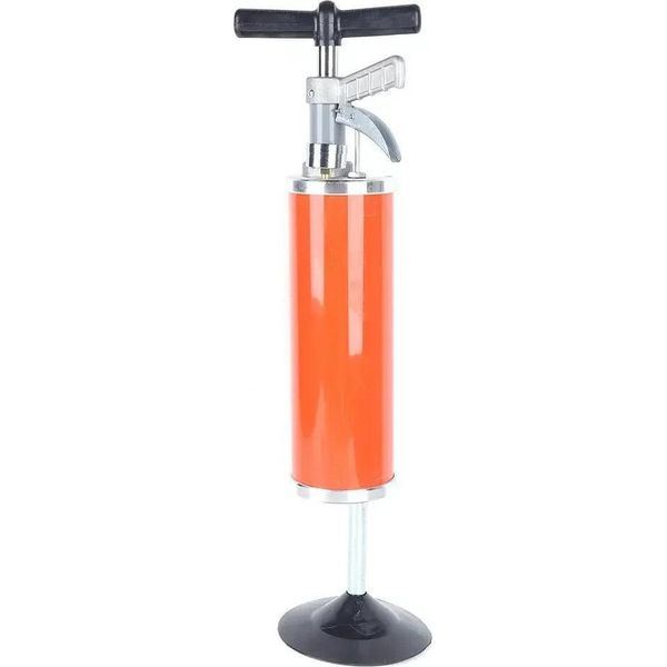 Pulitore Per Tubature Ad Aria Compressa - Pulitore Per Scarichi E Wc - Alta Pressione 0,7 Mpa - Per Tubi Ø30–130 Mm - Camera D'aria 118–350 Mm - 3,9 Kg - Arancione-image