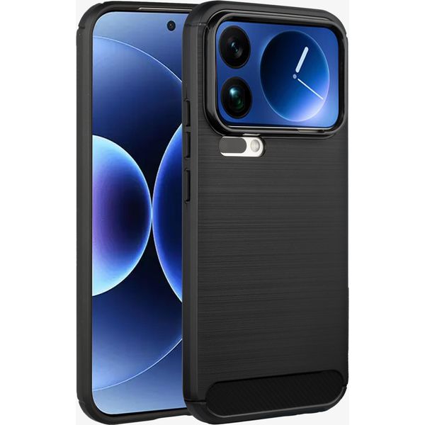 Custodia Xiaomi 17 Pro Max - Silicone - Imoshion Custodia Morbida/Cover Posteriore - Nero-image