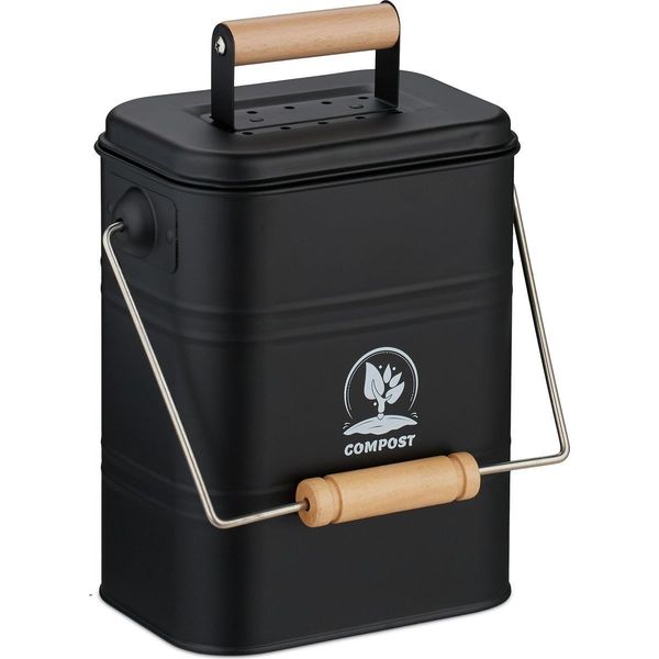 Compostiera Da Cucina 3,5 L - Antiodore Con Filtri-image