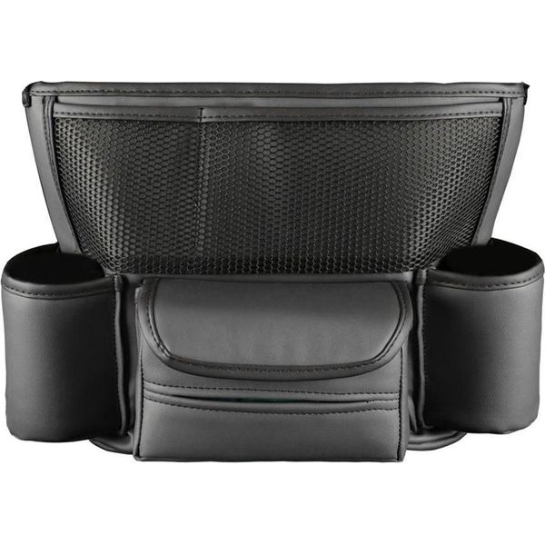 Borsa Portaoggetti Per Auto Organizer Portaoggetti Per Console Centrale Barriera In Pelle Per Sedile Anteriore Portaborse Grande Capacità-image
