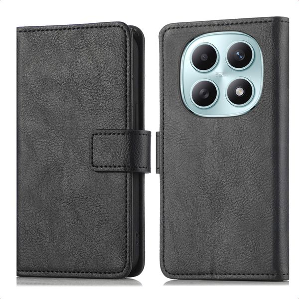 Custodia Per Cellulare Imoshion Per Xiaomi Redmi Note 15 (5G) - Custodia A Libro Bookcase Flip - Nero-image