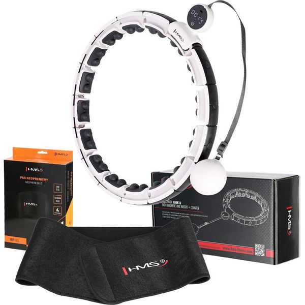 Hula Hoop Magnetico Con Peso E Supporto Per La Vita-image