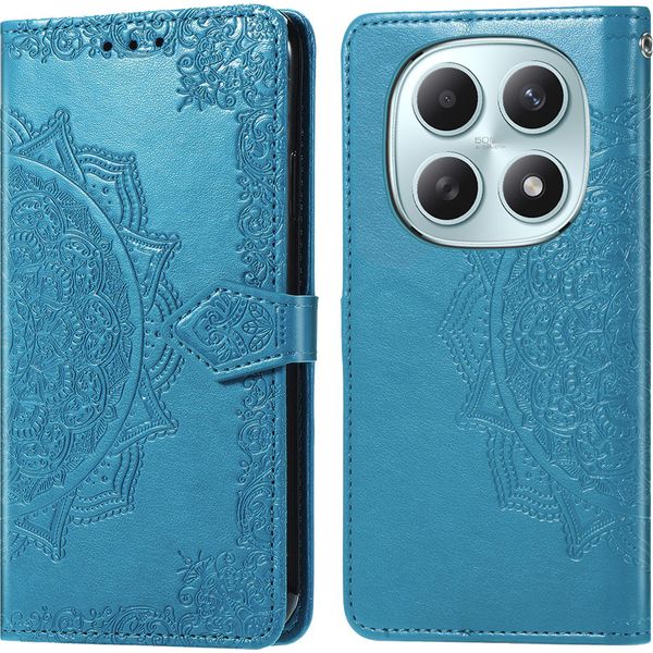 Custodia Xiaomi Redmi Note 15 - Pelle Finta - Custodia A Libro Imoshion - Turchese-image