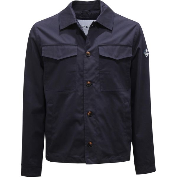 P1143 Giubbotto Camicia Uomo Markup Tech-Hub Man Cotone/Nylon Overshirt Blue-image