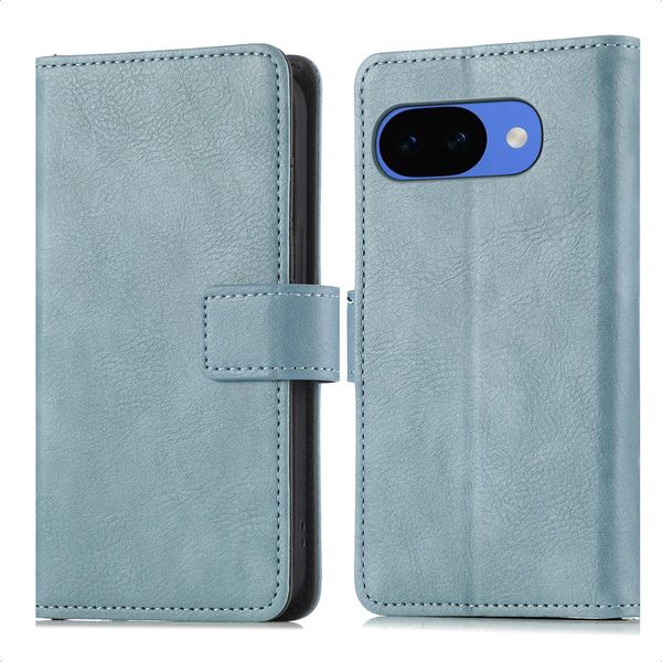 Custodia Per Cellulare Imoshion Per Google Pixel 10A - Custodia A Libro Bookcase Flip - Azzurro-image