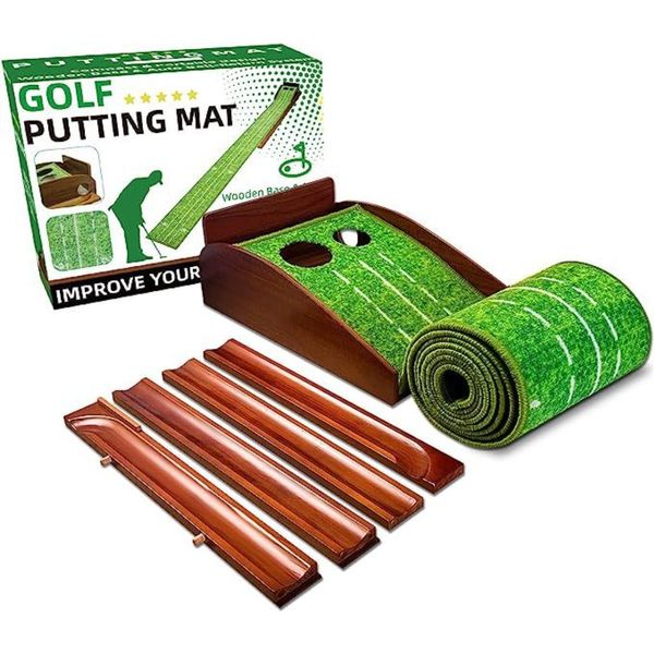 Inf Tappetino Da Golf Pieghevole Con Ritorno Automatico - Allenamento Indoor-image