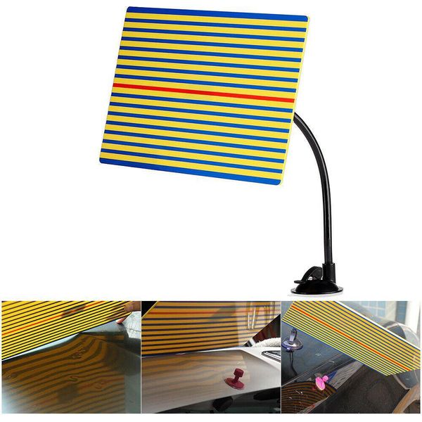 Strumento Per Riparazione Ammaccature Senza Verniciatura Dent Reflector Line Board Con Supporto Regolabile Per La Rimozione Di Ammaccature Dalla Carrozzeria Dell'auto-image