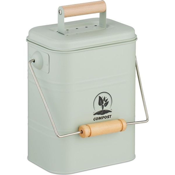 Compostiera Da Cucina 3,5 L - Antiodore Con Filtri-image
