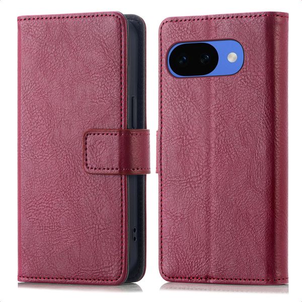 Custodia Per Cellulare Imoshion Per Google Pixel 10A - Custodia A Libro Bookcase Flip - Rosso-image