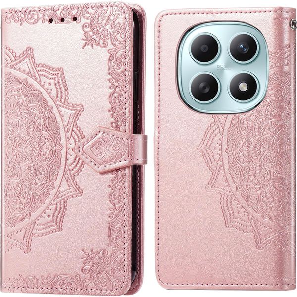 Custodia Xiaomi Redmi Note 15 - Pelle Finta - Custodia A Libro Imoshion - Oro Rosa-image