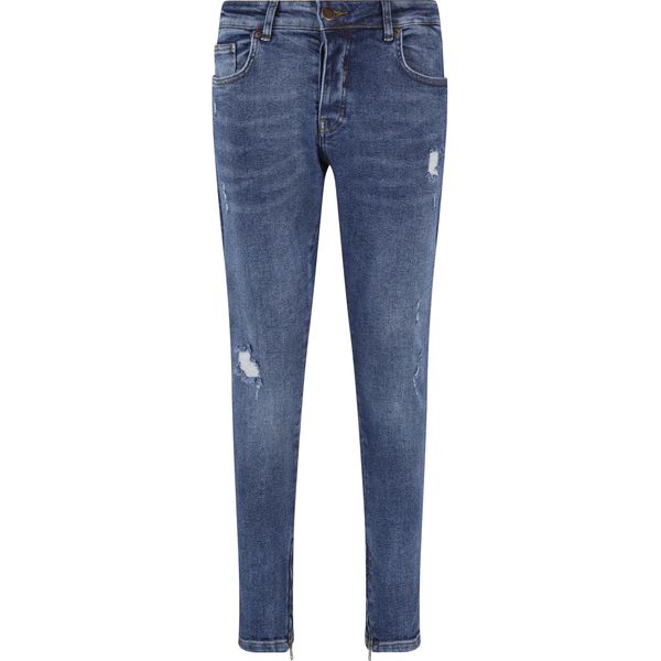 Bequeme Jeans 2Y Premium "2Y Premium Herren 2Y Skinny Fit Jeans", Herren, Gr. 31, NormalgrößEn, Blau, 98% Baumwolle, 2% Elasthan, Unifarben, Jeans-image