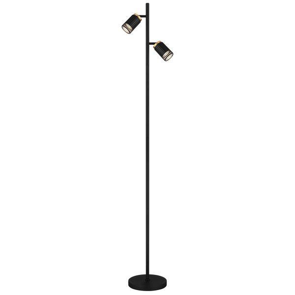 Globo Lighting Stehlampe "Korben", Schwarz, 1 Stk., Leuchten, Stehleuchte/Wohnzimmer/Schlafzimmer/Flur, Stehlampe-image