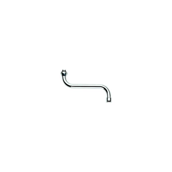 Grohe S-Auslauf 13005 Ausladung 150Mm FüR KüChen-Wandbatterien 1/2 Zoll Chrom (13005000)-image