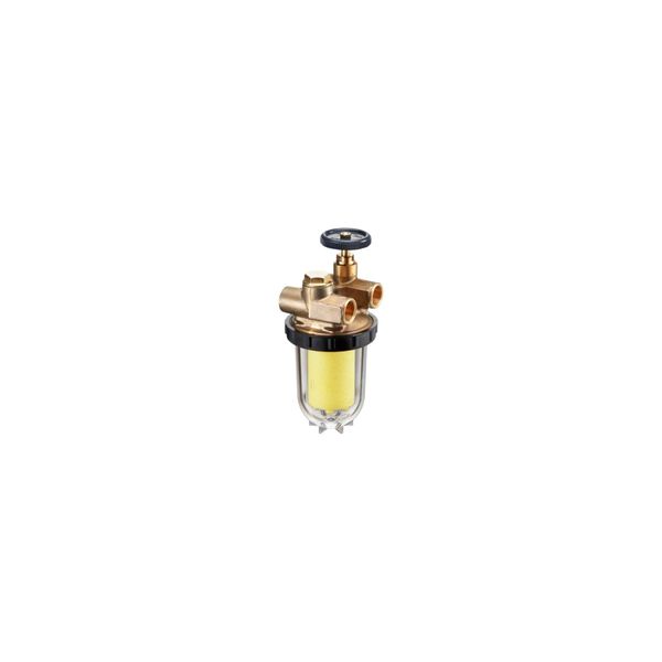 Oventrop Zweistrang-HeizöLfilter Oilpur Z A Mit Absperrung, Edelstahl 100-150 My (2120103)-image