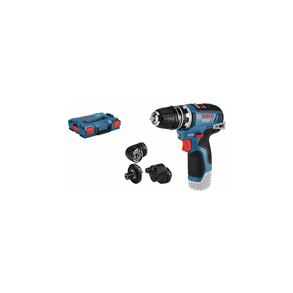 Bosch Akku-Bohrschrauber Gsr 12V-35 Fc Solo Version 4 AufsäTze L-BOXX (06019H3003)-image