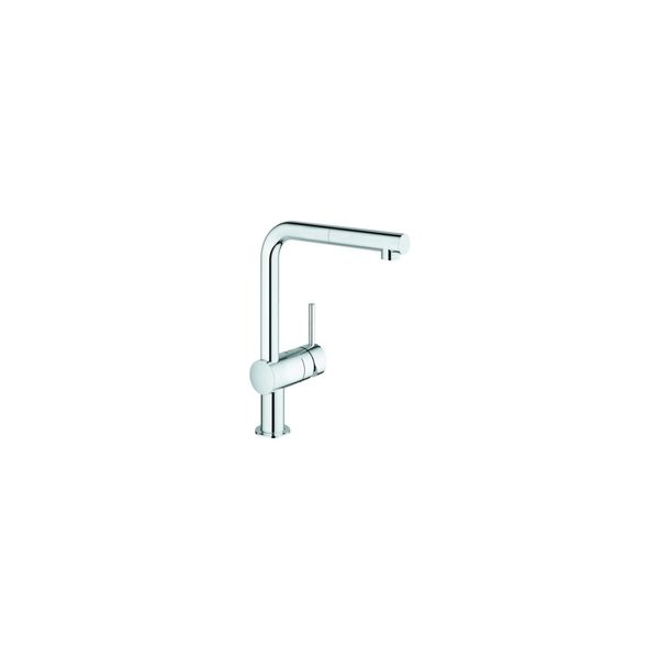 Grohe SpüLtisch-Einhebelmischer Minta 1/2", L-Ausl., Herausz. Mousseur, Chrom (32168000)-image