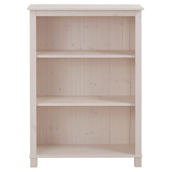 Regal Otto Home "Pivo", Weiß, B:77Cm H:106Cm T:31Cm, Massivholz, Regale, Regal, Aus SchöNem Massivem Kiefernholz, HöHe 106 Cm-image