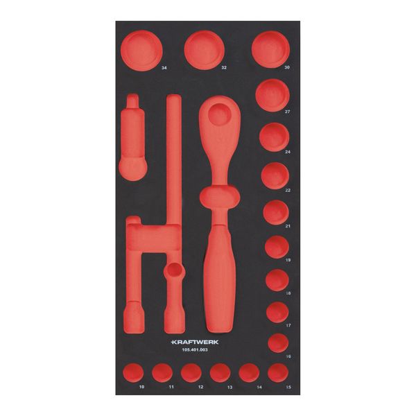 Kraftwerk Leere Pro Line Eva Einlage FüR Art. 105.401.003, 20X40 Cm (105.998.003)-image