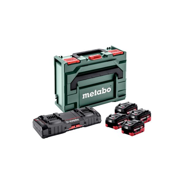 Metabo Basis-Set 4X Lihd 10Ah + Asc 145 Duo + Metabox (685143000)-image