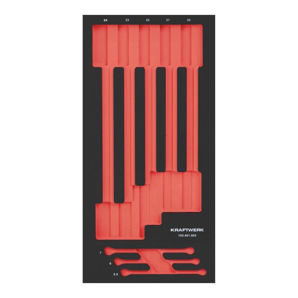 Kraftwerk Leere Pro Line Eva Einlage FüR Art. 105.401.005, 20X40 Cm (105.998.005)-image