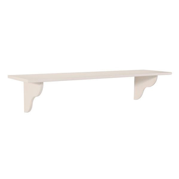 Wandboard Otto Home "Mexico", Weiß, B:120Cm H:25Cm T:30Cm, Massivholz, Regale, Wandboard, Aus Massivem Kiefernholz, In Unterschiedlichen Farbvarianten-image