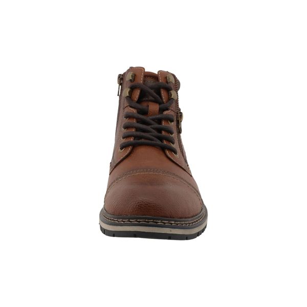 Stiefel Tom Tailor "Tom Tailor Short Boots", Herren, Gr. 42, Braun, Polyurethan, Unifarben, Schuhe Stiefel-image