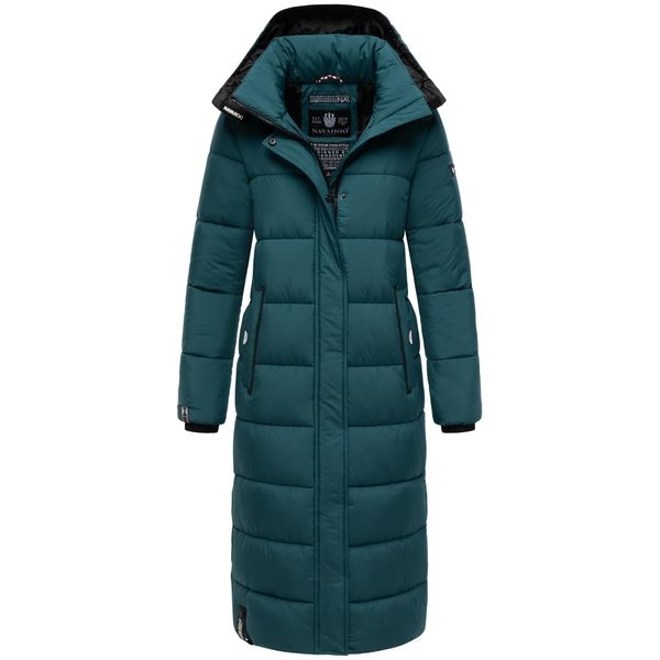Steppmantel Navahoo "Isalie", Damen, Gr. XL (42), Ocean, Oberstoff: 100% Polyester. Futter: 100% Polyester. Wattierung: 100% Polyester. ÄRmelfutter: 100% Polyester, Oversize Wadenlang, ÄRmel Ohne ÄRmelschlitz RippstrickbüNdchen Mit Innenliegendem Gummizug, MäNtel Steppmantel, Zeitloser Wintermantel Mit Abnehmbarer Kapuze-image