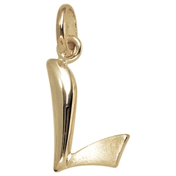 BuchstabenanhäNger Jobo "AnhäNger Buchstabe", Gelbgold 375, SchmuckanhäNger, Damen, L, Gelbgold 375, 375 Gold-image