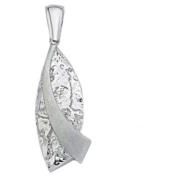 KettenanhäNger Jobo "AnhäNger SilberanhäNger GehäMmert 28 Mm", Silber 925, SchmuckanhäNger, Damen, Silber 925 (Sterlingsilber), KettenanhäNger, 925 Silber Rhodiniert-image