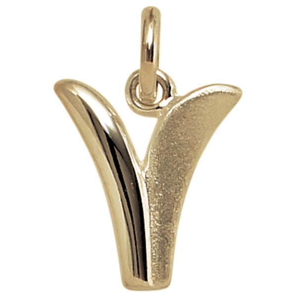 BuchstabenanhäNger Jobo "AnhäNger Buchstabe", Gelbgold 375, SchmuckanhäNger, Damen, V, Gelbgold 375, 375 Gold-image