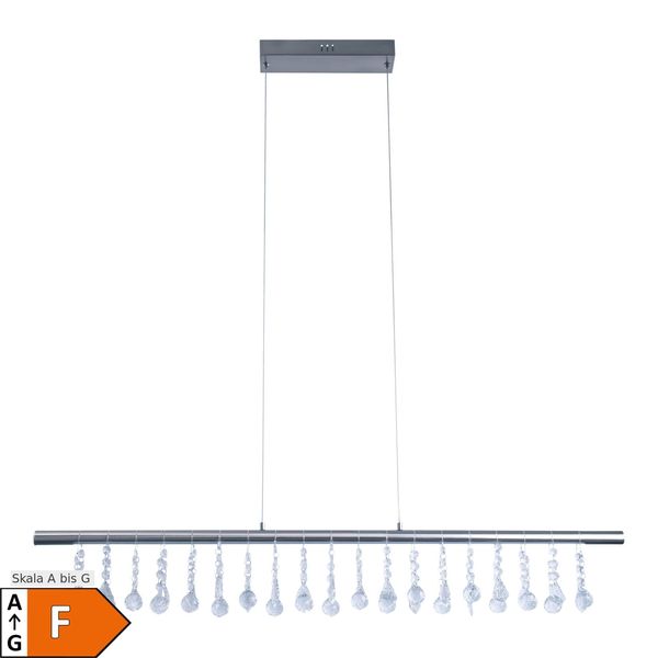 Näve LED Pendelleuchte "Nobilis"" L: 100Cm Satin-Nickel"-image