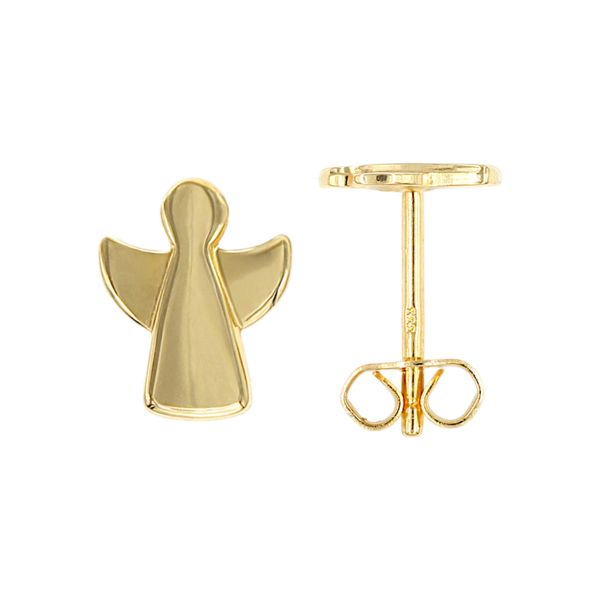 Paar Ohrstecker Jobo "Kleine Ohrringe Engel Schutzengel 7 Mm", Gelbgold 333, Ohrringe, Damen, Gelbgold 333, 8 Karat 333 Gold-image