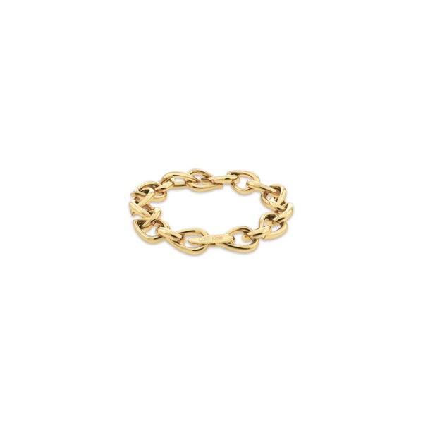 Armkette Calvin Klein "Sculptured Drops", Gold (Gelbgoldfarben), ArmbäNder, Damen, 18,5Cm, Edelstahl, Armkette-image