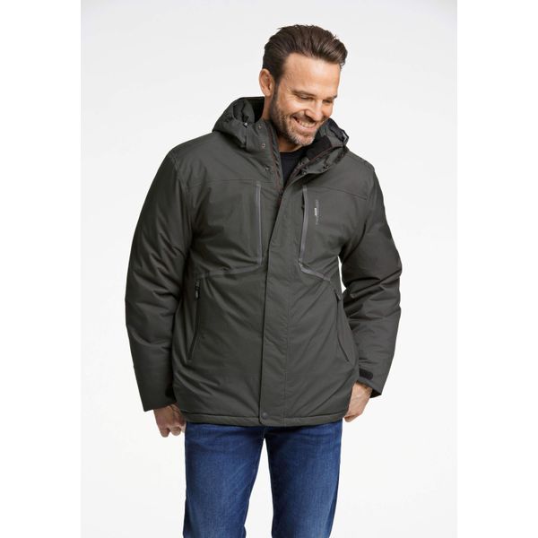 Funktionsjacke Bison "Funktionelle Jacke Regular Fit", Herren, Gr. 3XL, Dk Army, Obermaterial: 100% Polyester; FüLlung: 100% Polyester, Klassisch, Jacken Funktionsjacke-image