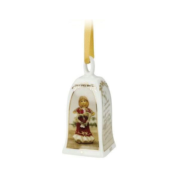 Weihnachtsfigur Goebel "Glocke - Jahresglocke 2023, HöHe Ca. 7 Cm", Bunt, B:7Cm H:7Cm T:7Cm, Porzellan, Dekofiguren, Weihnachtsfigur, Sammlerfigur, Weihnachtsdeko, Dekofigur Aus Porzellan-image