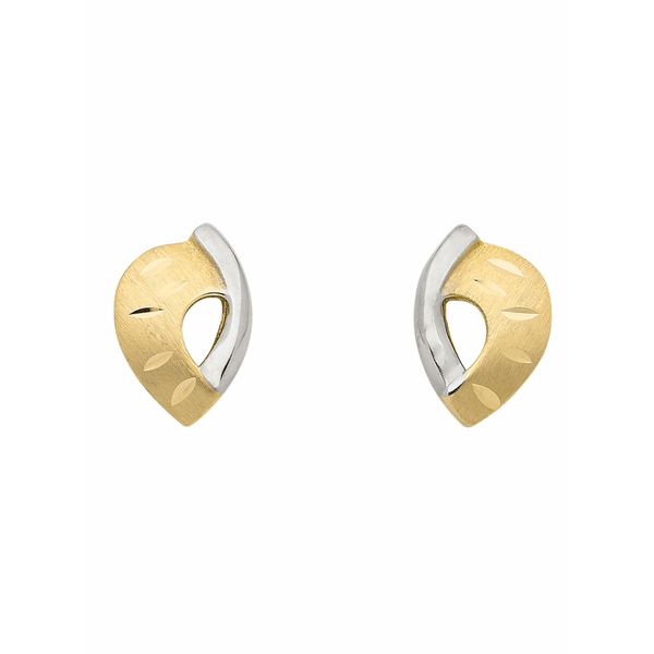 Paar OhrhäNger Adelia´S "1 Paar 333 Gold Ohrringe / Ohrstecker", Gold, Ohrringe, Damen, Damen, Gold, 333 Gold Goldschmuck FüR Damen-image