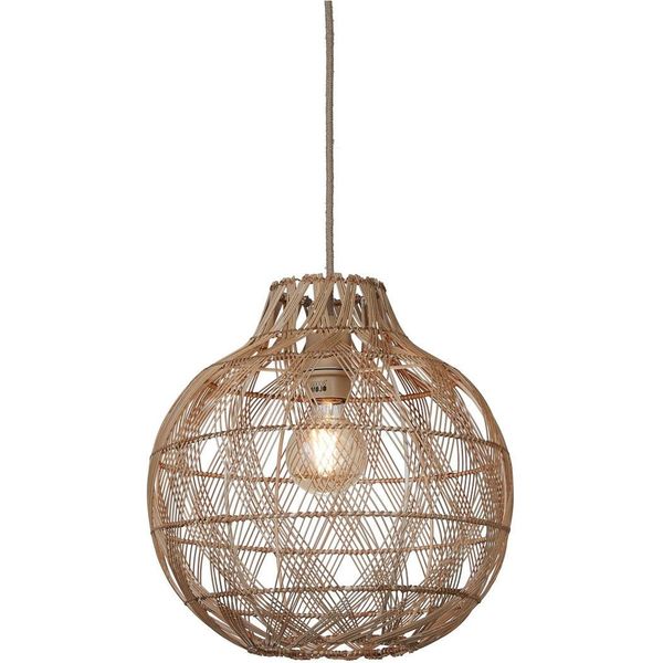 Good & Mojo HäNgeleuchte "Mendoza", Beige (Natur), 1, Ø 35Cm H: 233Cm, Leuchten, HäNgeleuchte-image